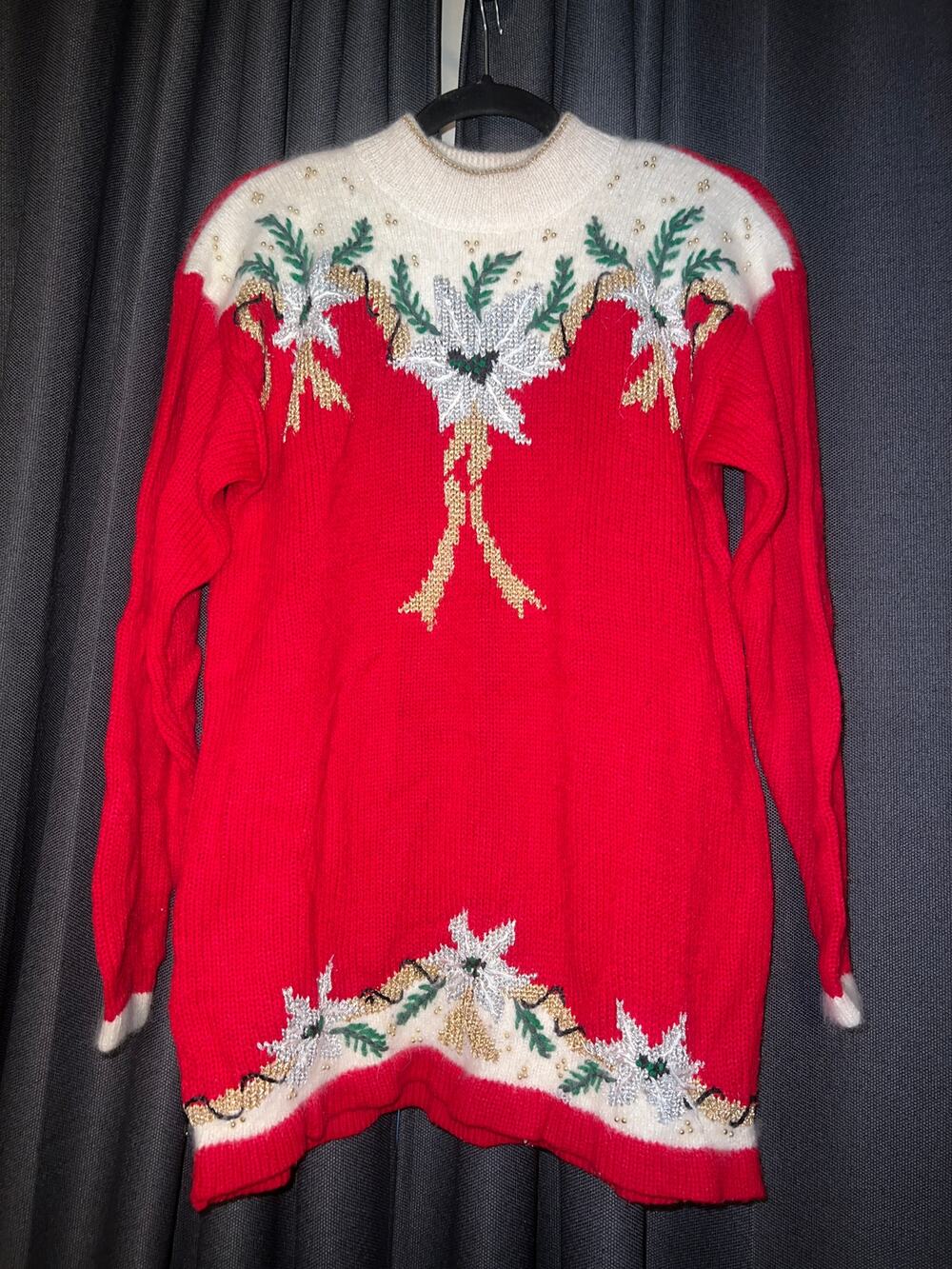Ugly Christmas Sweater Xmas Size Medium Vintage